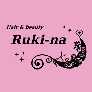 BEAR'S DESIGN (it-bear)さんの美容室、エステのトータルビューティーサロン「Hair&beauty Ruki-na」のロゴ作成への提案
