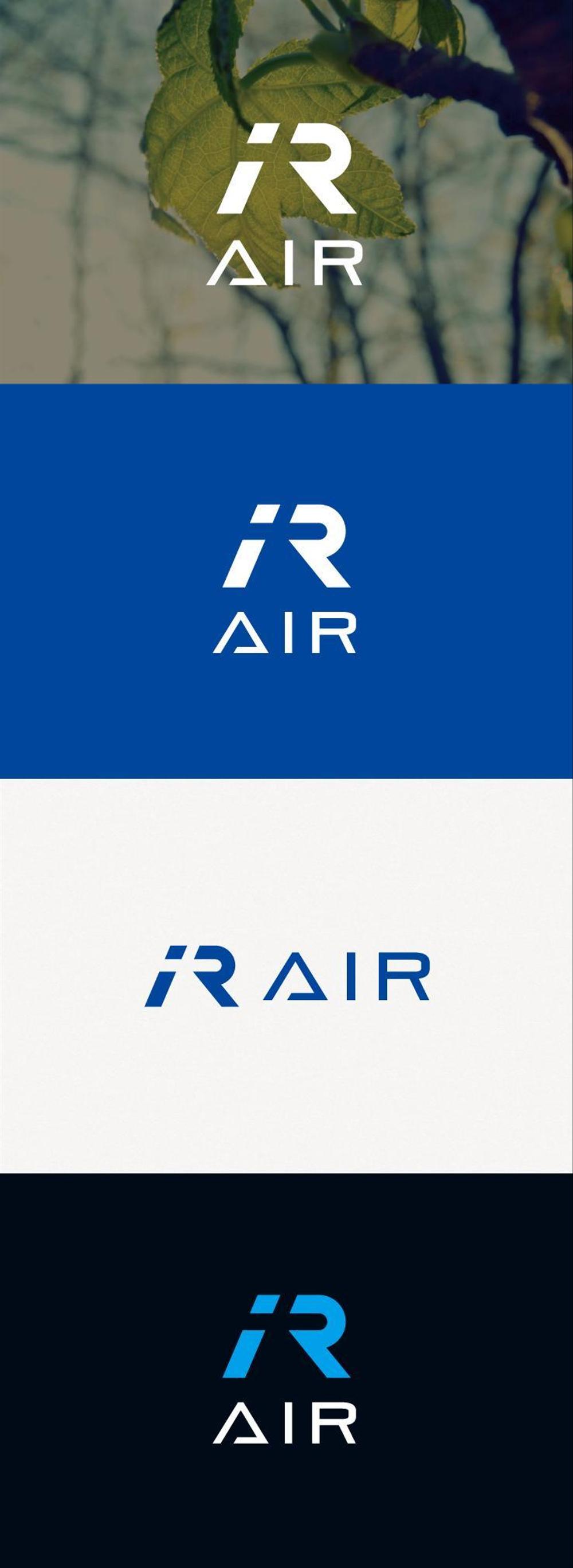 空調業（エアコン業）です。「AIR」を使ったロゴ作成依頼