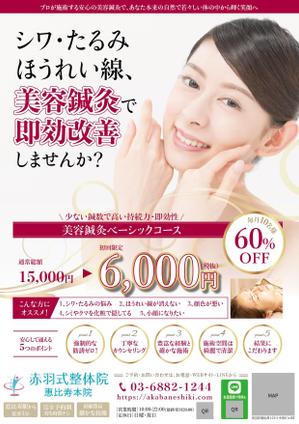 nakagami (nakagami3)さんの美容鍼灸サロンのチラシデザイン-A4サイズへの提案