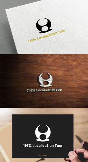 athenaabyz ()さんの外国人向けツアー『114% Localization Tour』のロゴへの提案