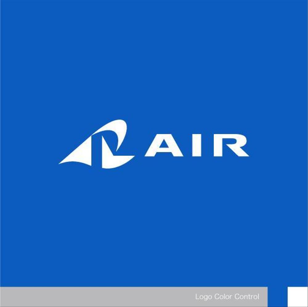 空調業（エアコン業）です。「AIR」を使ったロゴ作成依頼