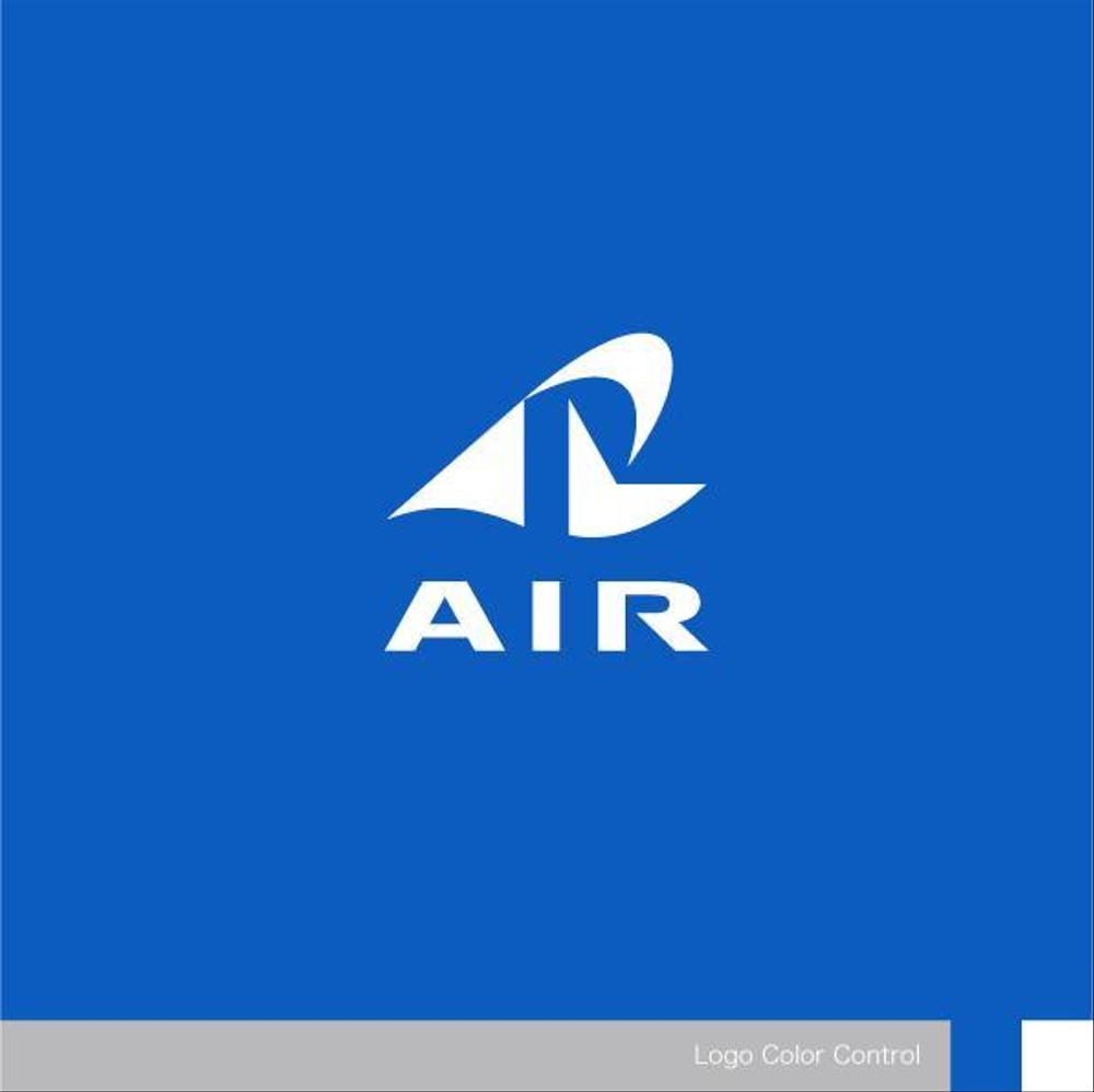 空調業（エアコン業）です。「AIR」を使ったロゴ作成依頼