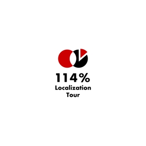 Puchi (Puchi2)さんの外国人向けツアー『114% Localization Tour』のロゴへの提案