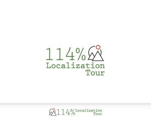 Chapati (tyapa)さんの外国人向けツアー『114% Localization Tour』のロゴへの提案