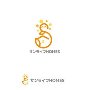 marutsuki (marutsuki)さんの＜あたたかい家族の家をつくる建築屋さんのロゴ＞茨城県の建築関係の会社さんのロゴマーク制作への提案