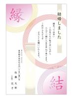 パレットハウス (koto_0810)さんの結婚報告のはがきの作成への提案