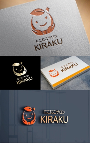 MIND SCAPE DESIGN (t-youha)さんのリラクゼーションサロン  「にこにこサロン KIRAKU」 のロゴへの提案