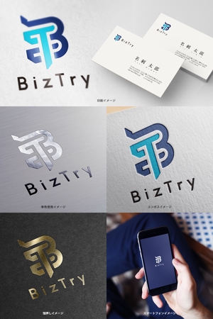 オリジント (Origint)さんの不動産会社新規設立『株式会社BizTry』のロゴへの提案