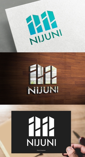 athenaabyz ()さんのIT企業のロゴデザイン「NIJUNI Inc.」への提案