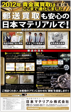 Kenji_S (Kenji_S)さんの貴金属総合メーカーの業界紙の広告への提案