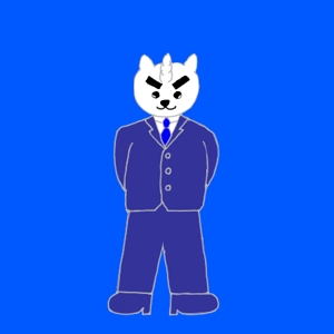 西村由佳里 (shoukenri2)さんのスーツを着た白クマのキャラクターデザインへの提案