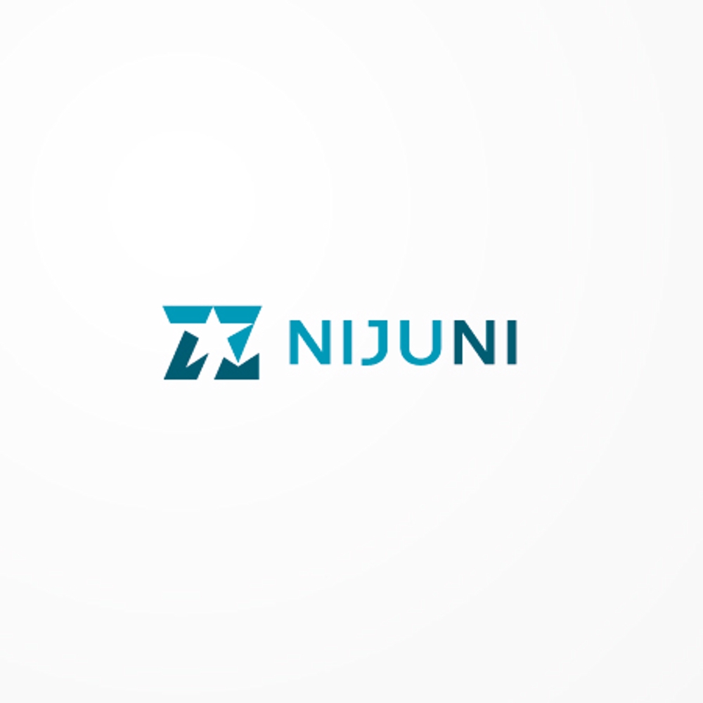 IT企業のロゴデザイン「NIJUNI Inc.」