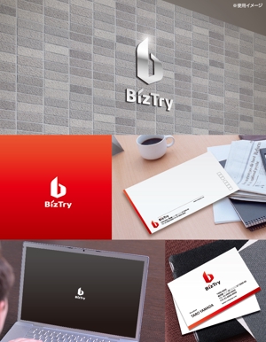 yokichiko ()さんの不動産会社新規設立『株式会社BizTry』のロゴへの提案
