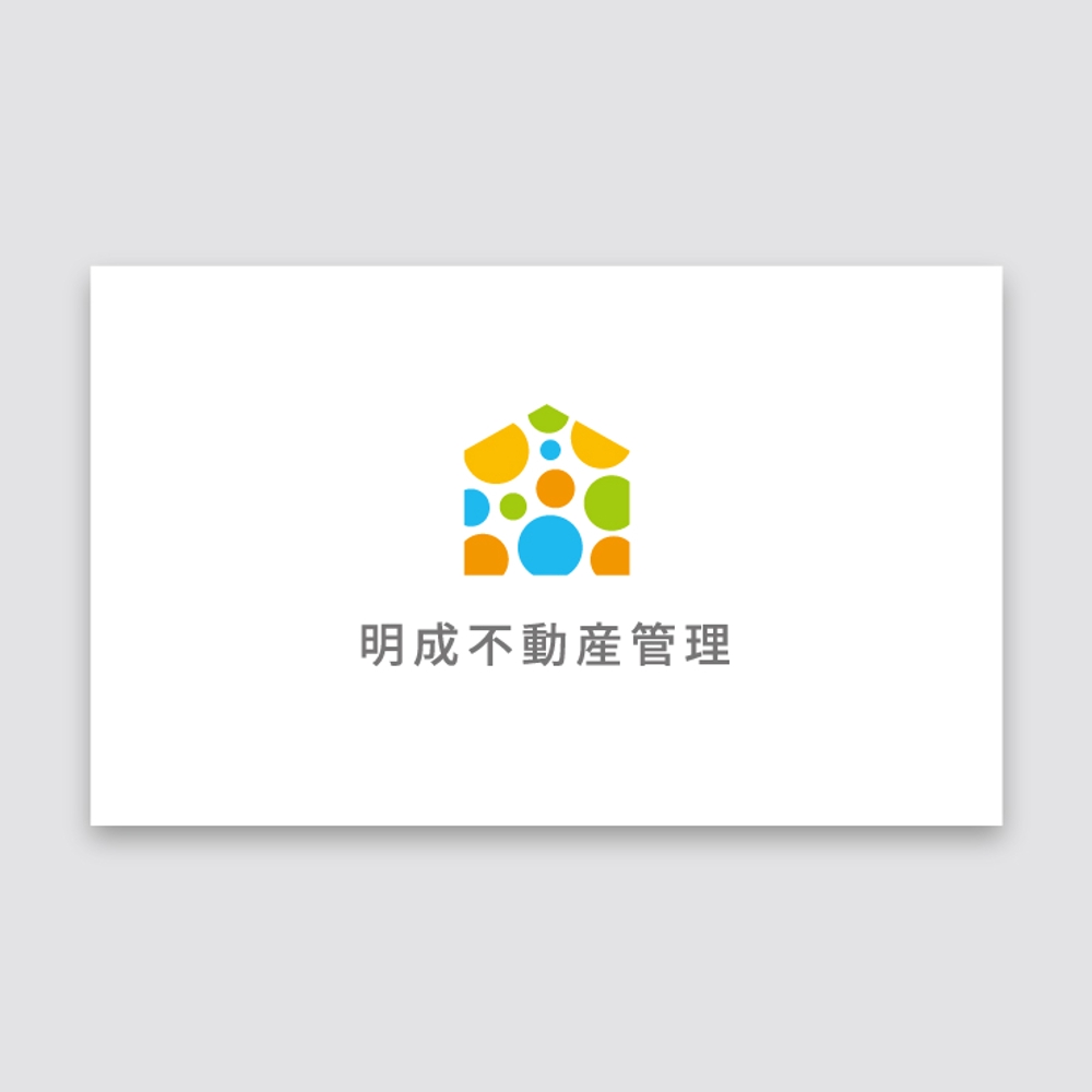 マンション管理会社「明成不動産管理」のロゴ