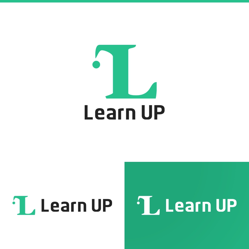 学びを通じてキャリアアップを目指す人のためのWebメディア「LearnUp」のロゴ&ファビコン