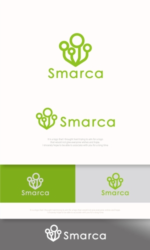 魔法スタジオ (mahou-phot)さんの商標出願サービスサイト「Smarca」のロゴデザインコンペへの提案