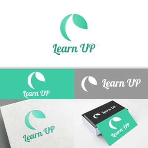 minervaabbe ()さんの学びを通じてキャリアアップを目指す人のためのWebメディア「LearnUp」のロゴ&ファビコンへの提案
