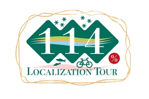 COOLMINTJAM (coolmintjam)さんの外国人向けツアー『114% Localization Tour』のロゴへの提案