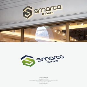 onesize fit’s all (onesizefitsall)さんの商標出願サービスサイト「Smarca」のロゴデザインコンペへの提案