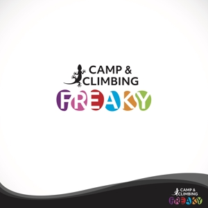 oo_design (oo_design)さんのキャンプ用品とボルダリングジム「CAMP ＆ CLIMBING　FREAKY」のロゴへの提案