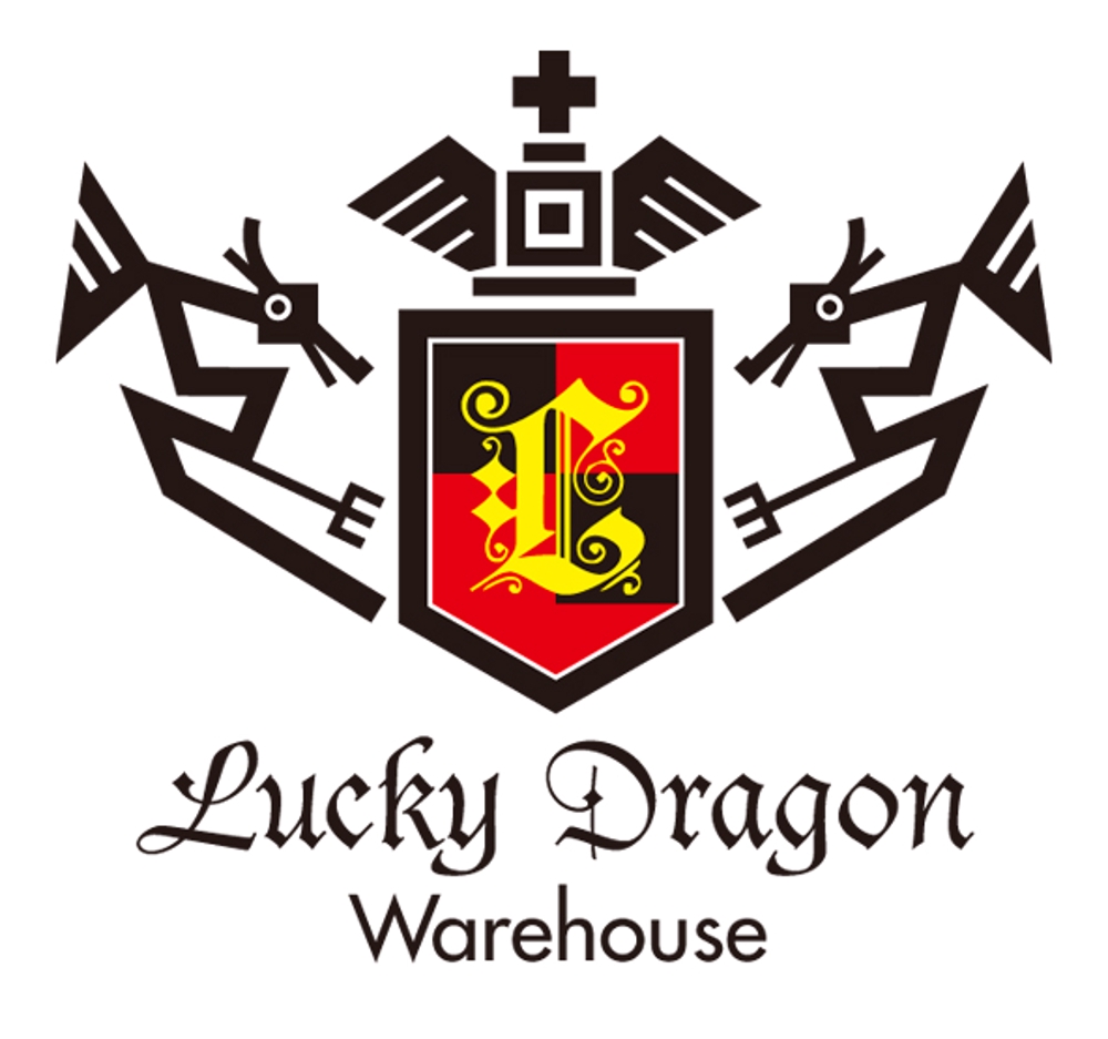 「Lucky Dragon Warehouse」のロゴ作成