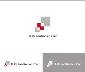 動画サムネ職人 (web-pro100)さんの外国人向けツアー『114% Localization Tour』のロゴへの提案
