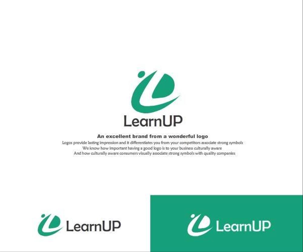 学びを通じてキャリアアップを目指す人のためのWebメディア「LearnUp」のロゴ&ファビコン