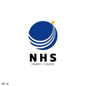 さんの「ＮＨＳ（日本保険サービス株式会社）」のロゴ作成への提案