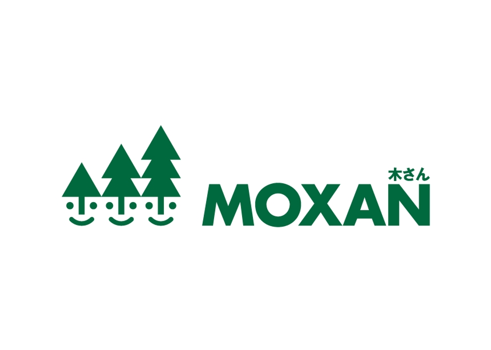 「MOXAN （木さん）」のロゴ作成（商標登録ナシ）