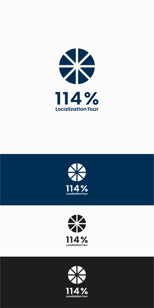 designdesign (designdesign)さんの外国人向けツアー『114% Localization Tour』のロゴへの提案