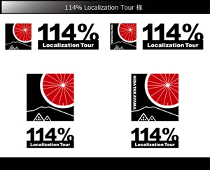 FISHERMAN (FISHERMAN)さんの外国人向けツアー『114% Localization Tour』のロゴへの提案
