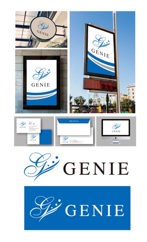 King_J (king_j)さんの美容機器メーカー　株式会社GENIEのロゴと字体のデザインを依頼です。への提案