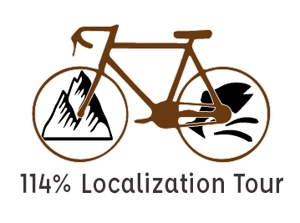 creative1 (AkihikoMiyamoto)さんの外国人向けツアー『114% Localization Tour』のロゴへの提案