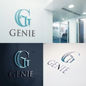 twoway (twoway)さんの美容機器メーカー　株式会社GENIEのロゴと字体のデザインを依頼です。への提案