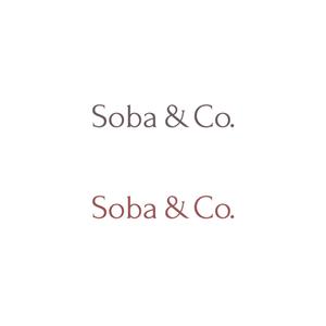 ブリコルール (bricoleur)さんのそば店「Soba & Co.」のロゴ制作への提案
