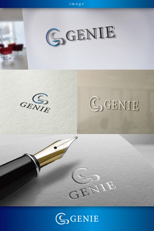 coco design (tomotin)さんの美容機器メーカー　株式会社GENIEのロゴと字体のデザインを依頼です。への提案