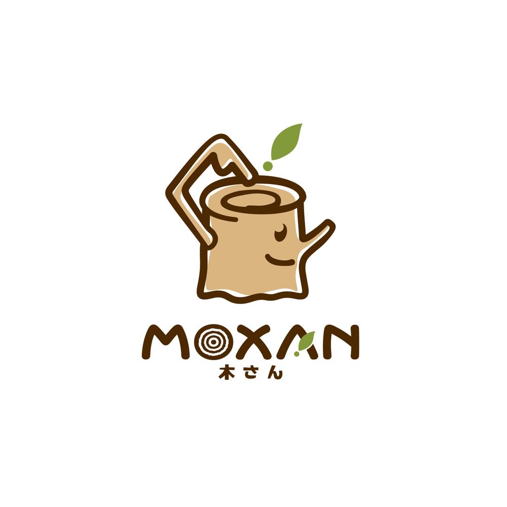 「MOXAN （木さん）」のロゴ作成（商標登録ナシ）