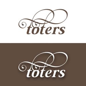 stack (stack)さんのトートバッグ、Tシャツ、ポロシャツ等のブランド「toters」のロゴへの提案