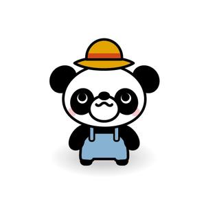 toriyuki14 (toriyuki14)さんのパンダがトラクターに乗っているマスコットキャラクターデザインへの提案