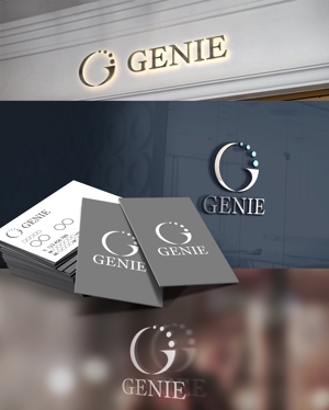 D.R DESIGN (Nakamura__)さんの美容機器メーカー　株式会社GENIEのロゴと字体のデザインを依頼です。への提案
