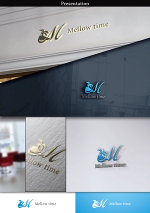 hayate_design ()さんのリラクゼーションサロン   「Mellow time」のロゴへの提案