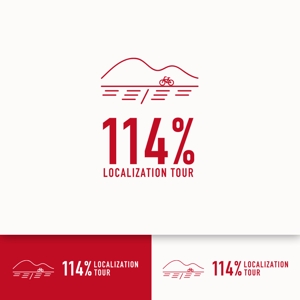 NOMA DESIGN (nomadesign)さんの外国人向けツアー『114% Localization Tour』のロゴへの提案