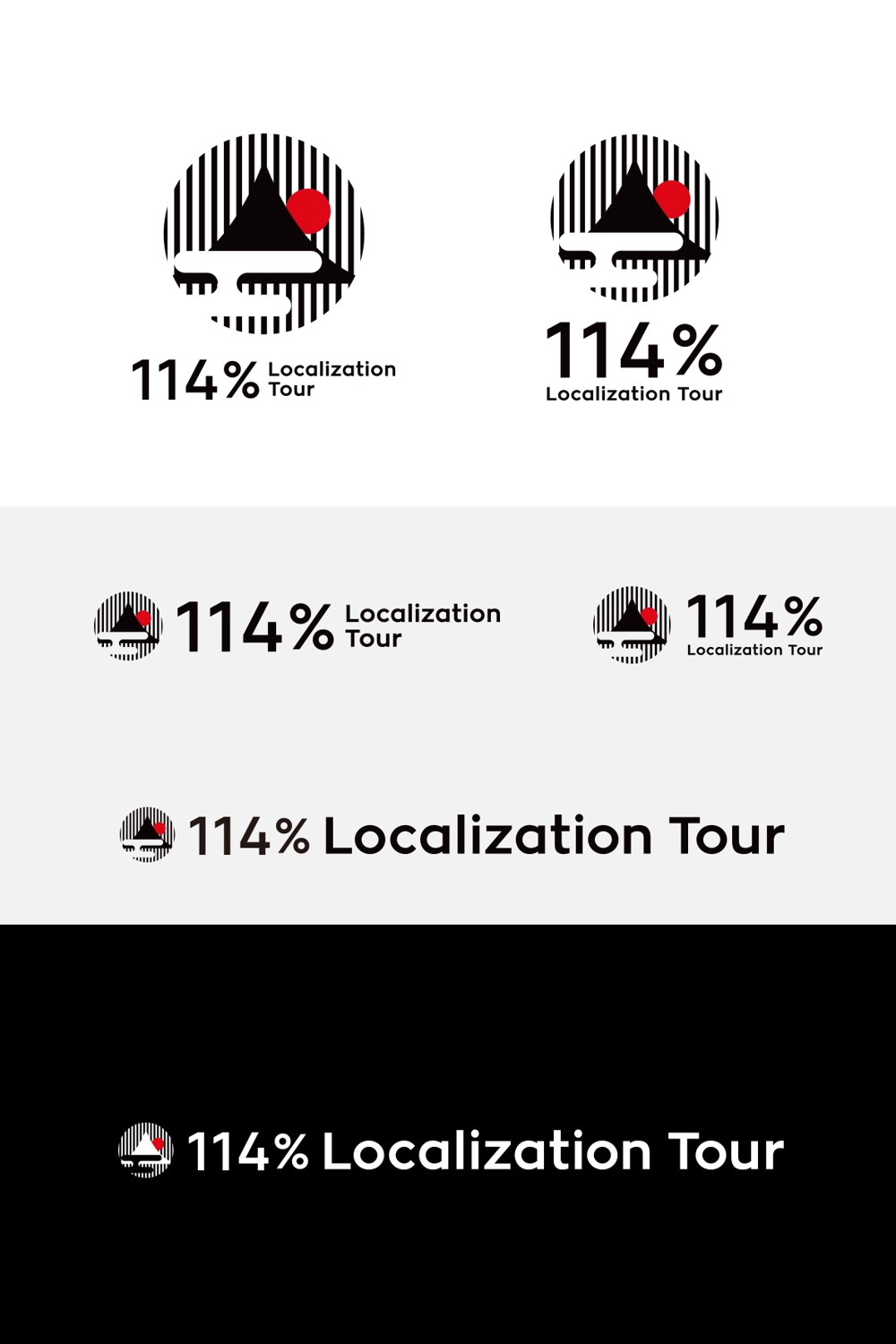 外国人向けツアー『114% Localization Tour』のロゴ