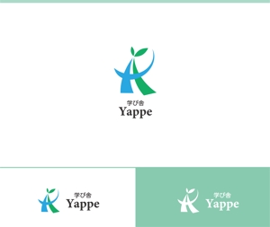 動画サムネ職人 (web-pro100)さんの新規学習塾「学び舎　Yappe」のロゴへの提案