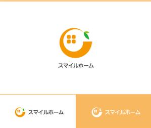 動画サムネ職人 (web-pro100)さんの地元密着の不動産会社「スマイルホーム」のロゴへの提案