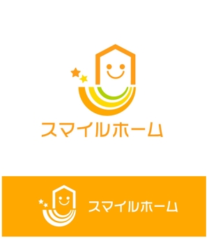 YAMAMOTO (pupus23)さんの地元密着の不動産会社「スマイルホーム」のロゴへの提案