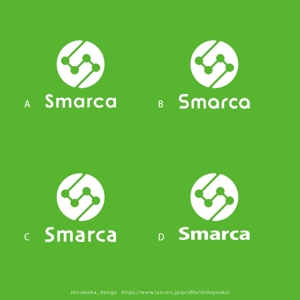 shirokuma_design (itohsyoukai)さんの商標出願サービスサイト「Smarca」のロゴデザインコンペへの提案