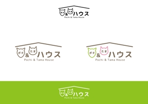 co (cosa)さんのペット共生住宅「ポチ＆たまハウス」のロゴへの提案