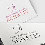 pTree LABO (torch_tree)さんのバレエ&ダンススタジオ「Tamura Dance Studio ACHATES」のロゴへの提案