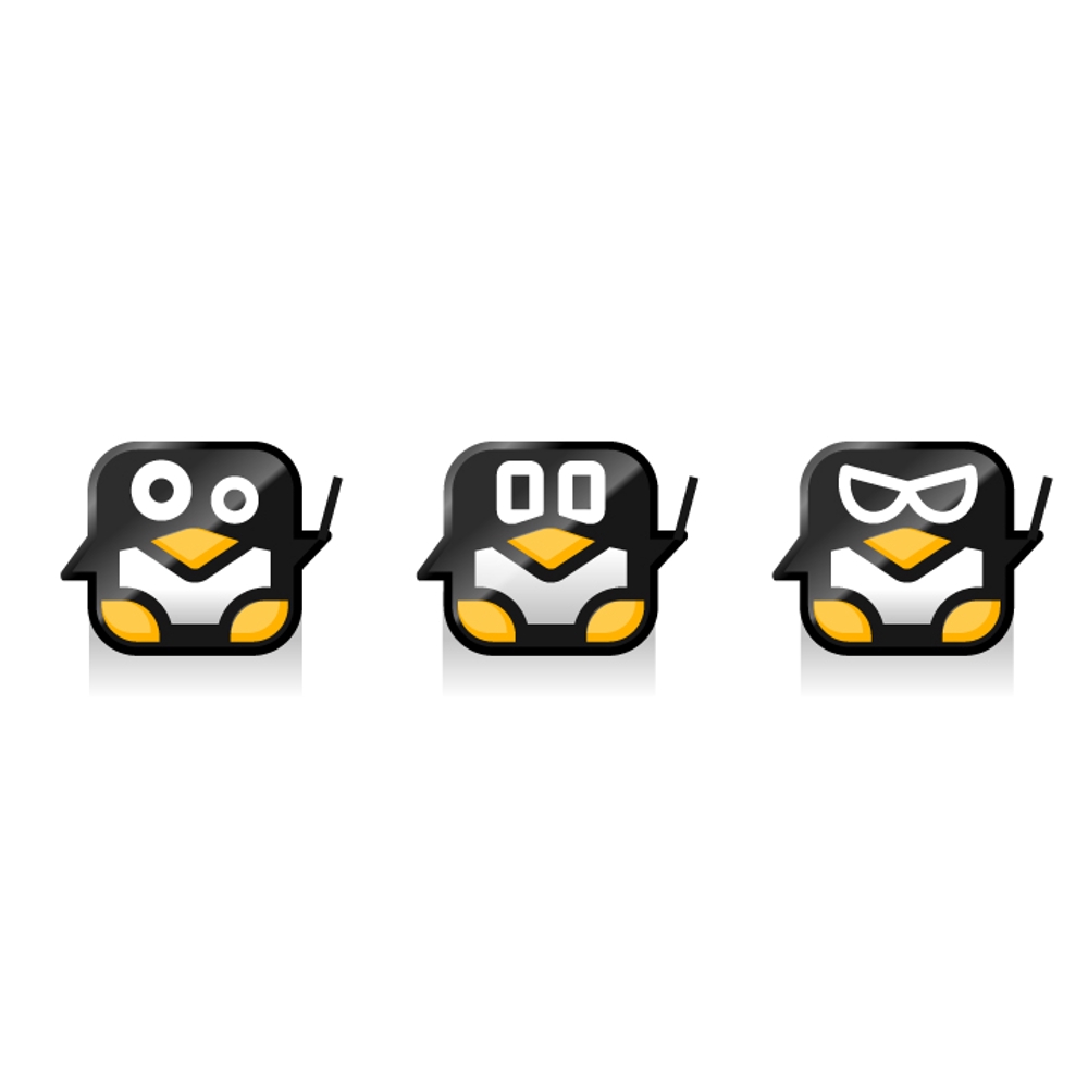 Linuxのキャラクター「タックス」のアレンジデザインを作成